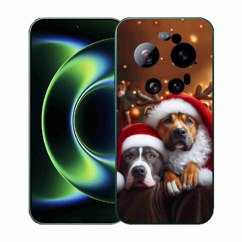 Gélový kryt mmCase na Xiaomi 17 Ultra - vianočné psy