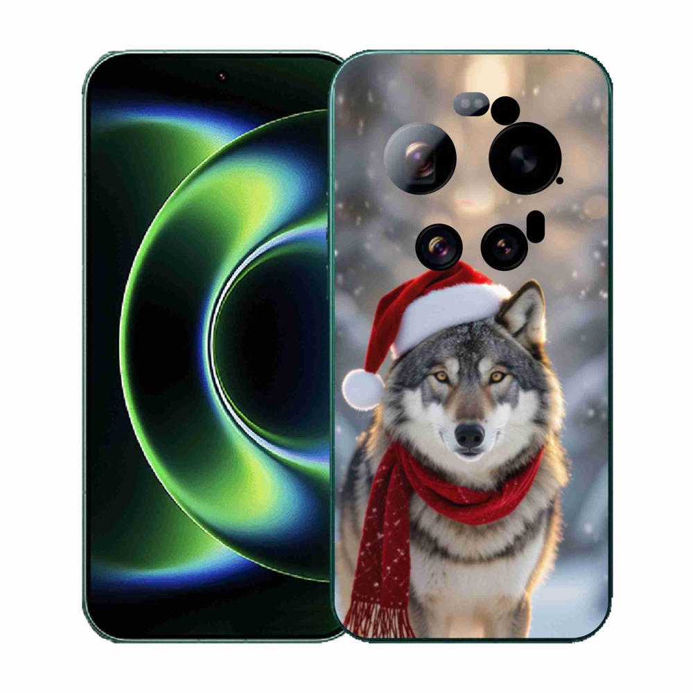 Gélový kryt mmCase na Xiaomi 17 Ultra - vianočný vlk