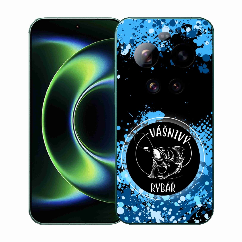 Gélový kryt mmCase na Xiaomi 17 Ultra - vášnivý rybár čierne pozadie