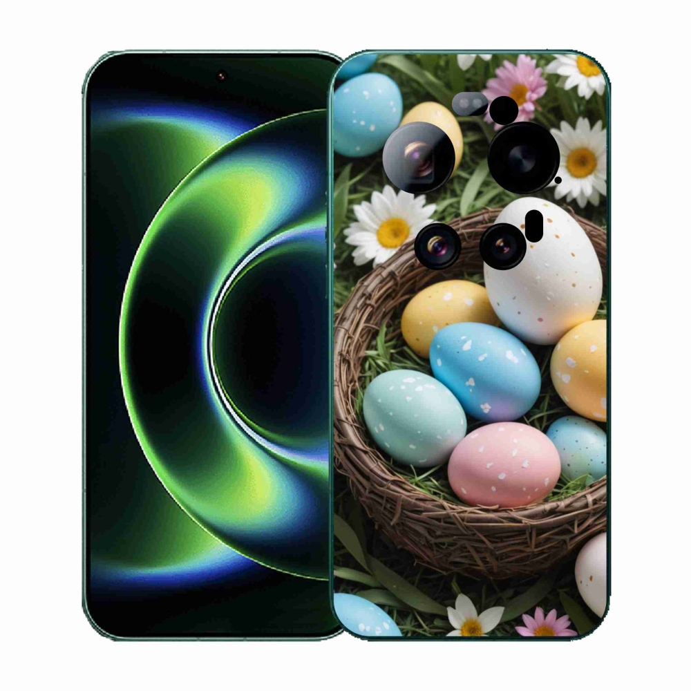 Gélový kryt mmCase na Xiaomi 17 Ultra - veľkonočné vajíčka 2