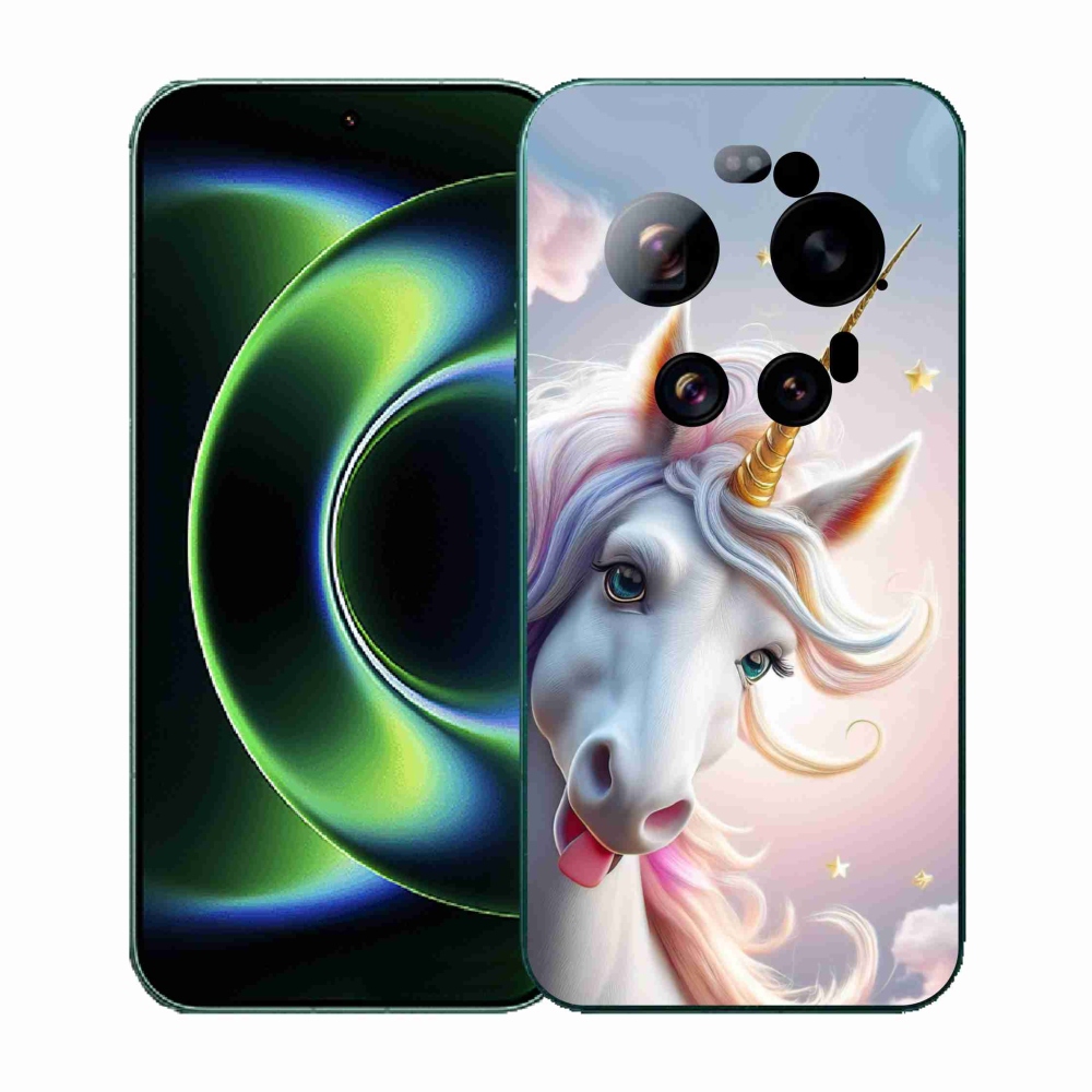Gélový kryt mmCase na Xiaomi 17 Ultra - veselý jednorožec