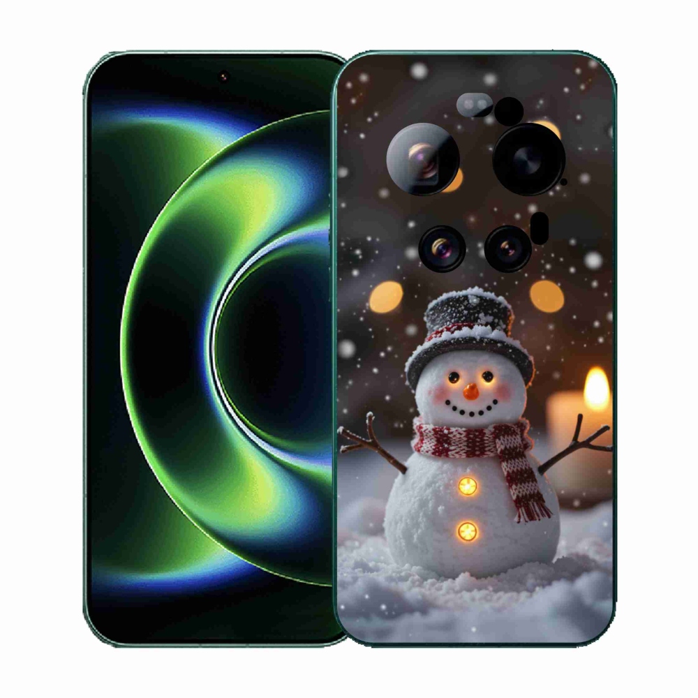 Gélový kryt mmCase na Xiaomi 17 Ultra - veselý snehuliak