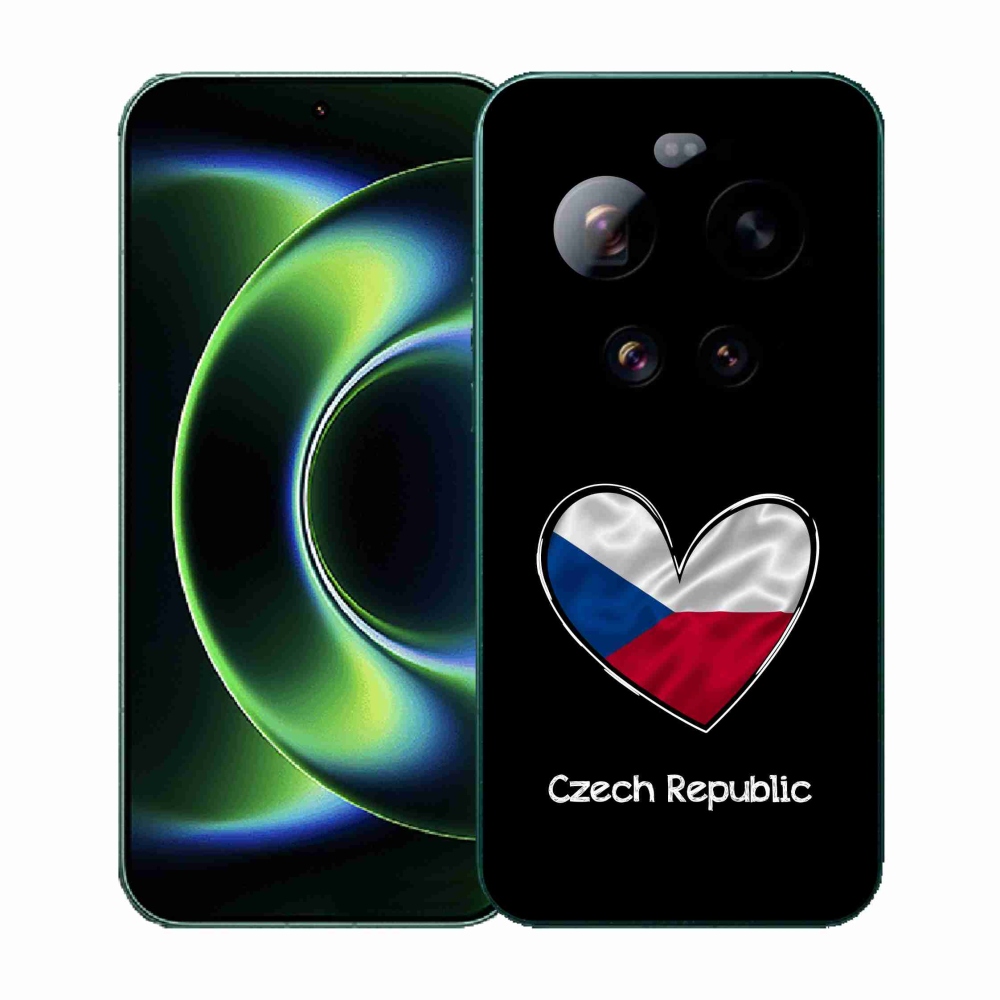 Gélový kryt mmCase na Xiaomi 17 Ultra - vlajka srdca čierne pozadie