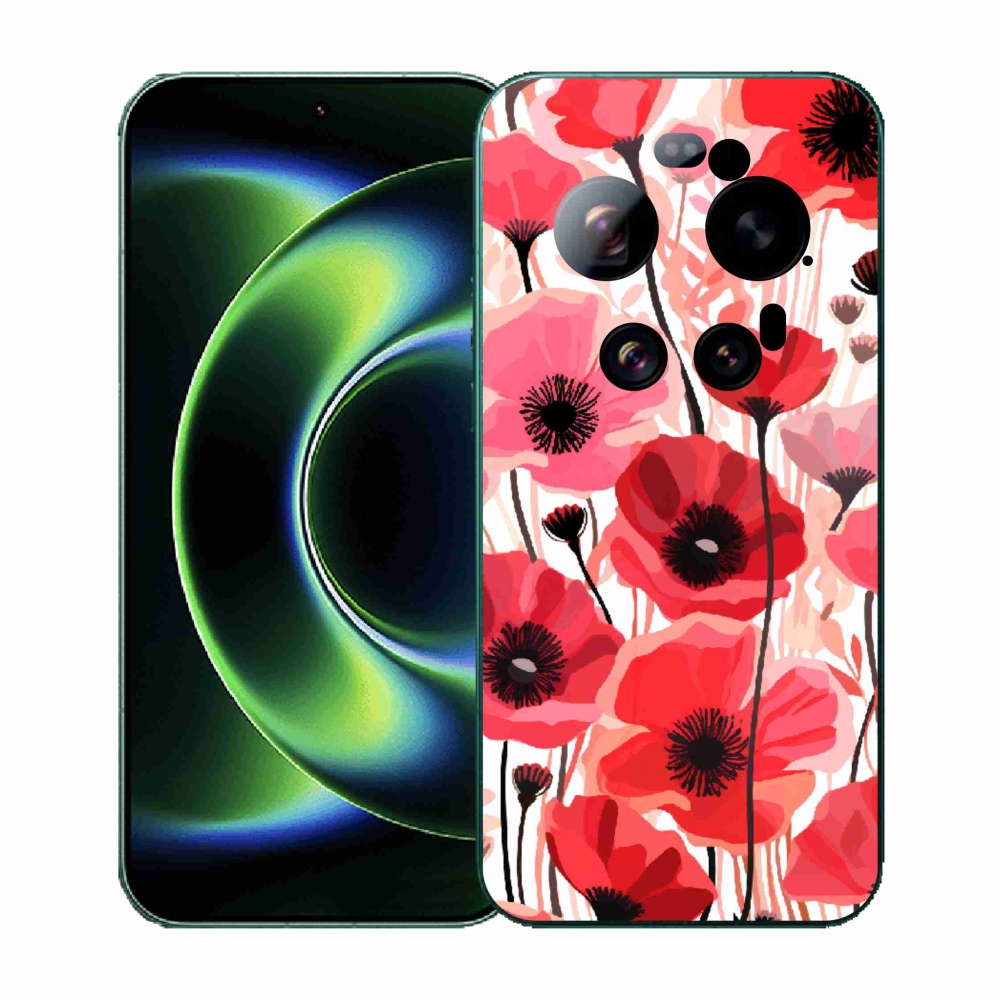 Gélový kryt mmCase na Xiaomi 17 Ultra - vlčí mak 1