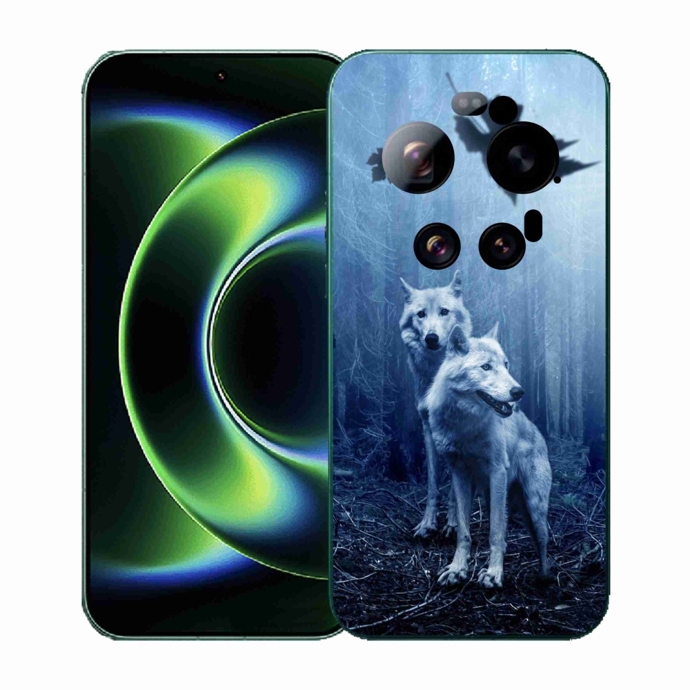 Gélový kryt mmCase na Xiaomi 17 Ultra - vlci v lese