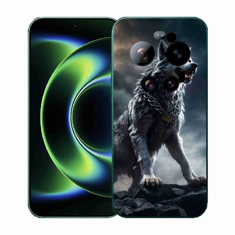 Gélový kryt mmCase na Xiaomi 17 Ultra - vlk 1