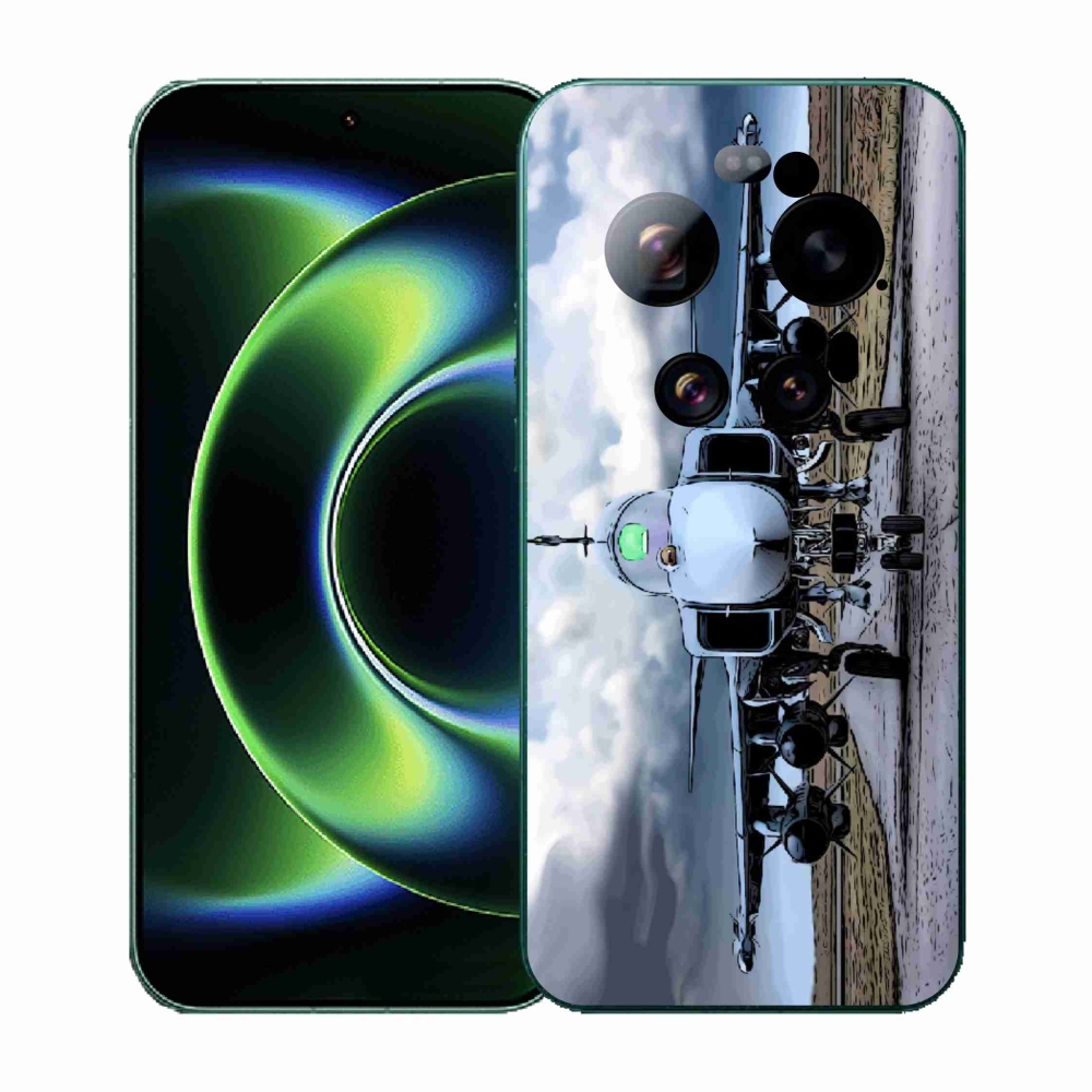 Gélový kryt mmCase na Xiaomi 17 Ultra - vojenské lietadlo