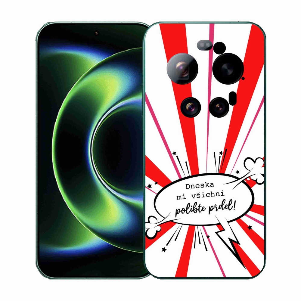 Gélový kryt mmCase na Xiaomi 17 Ultra - vtipný text 15 biele pozadie