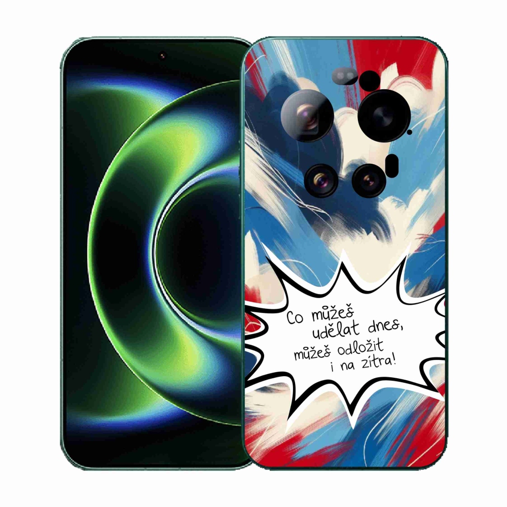 Gélový kryt mmCase na Xiaomi 17 Ultra - vtipný text 9 biele pozadie