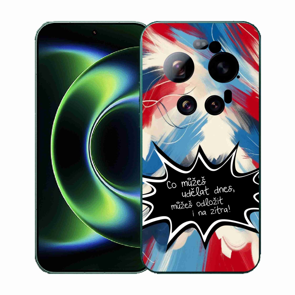 Gélový kryt mmCase na Xiaomi 17 Ultra - vtipný text 9 čierne pozadie