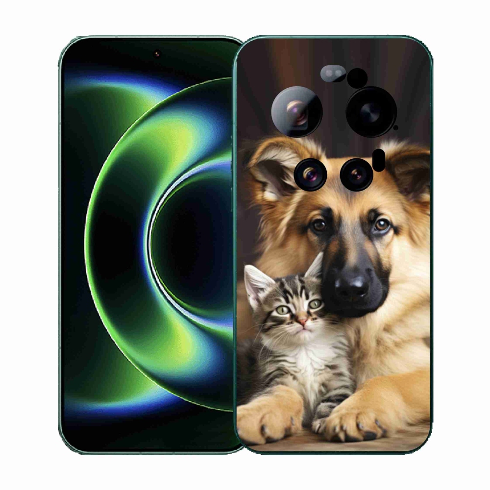 Gélový kryt mmCase na Xiaomi 17 Ultra - zvieracie priateľstvo