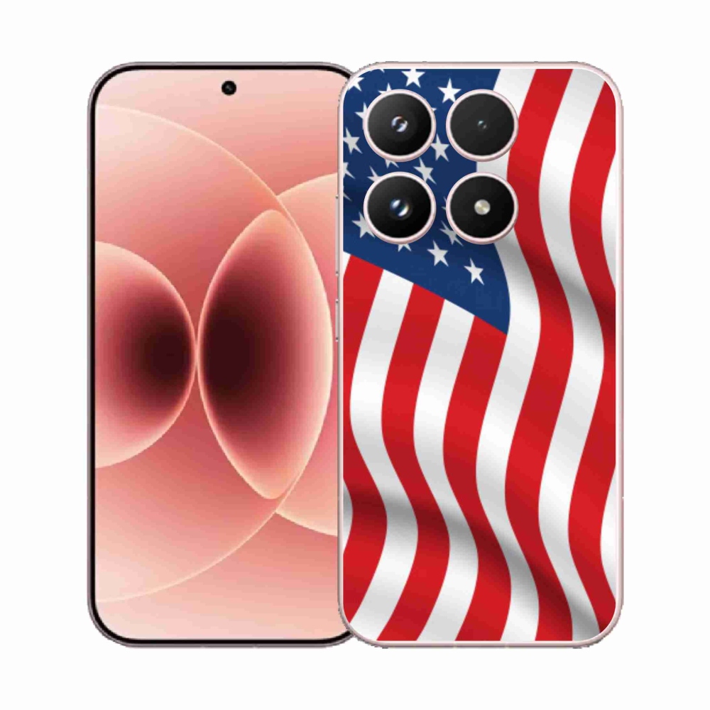 Gélový kryt mmCase na Xiaomi 17 - USA vlajka