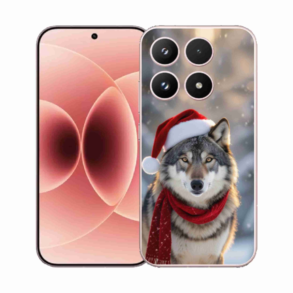 Gélový kryt mmCase na Xiaomi 17 - vianočný vlk