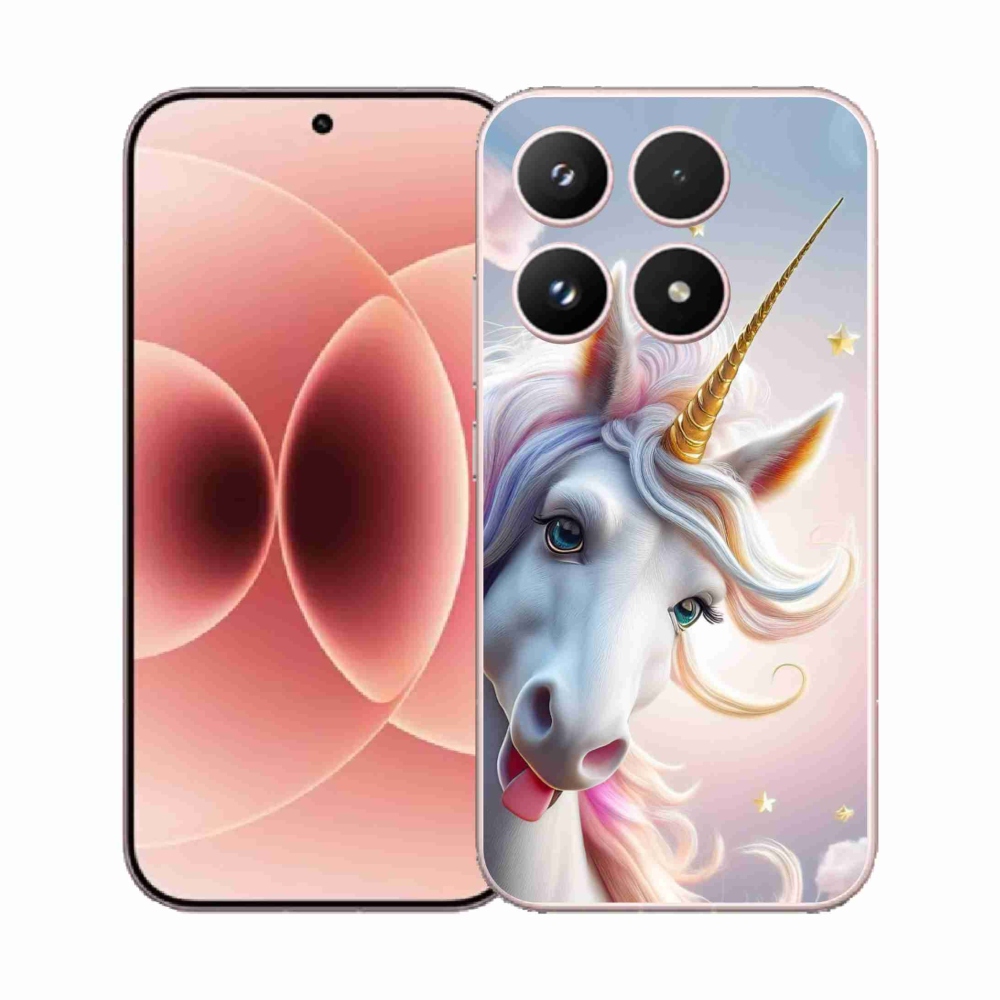 Gélový kryt mmCase na Xiaomi 17 - veselý jednorožec