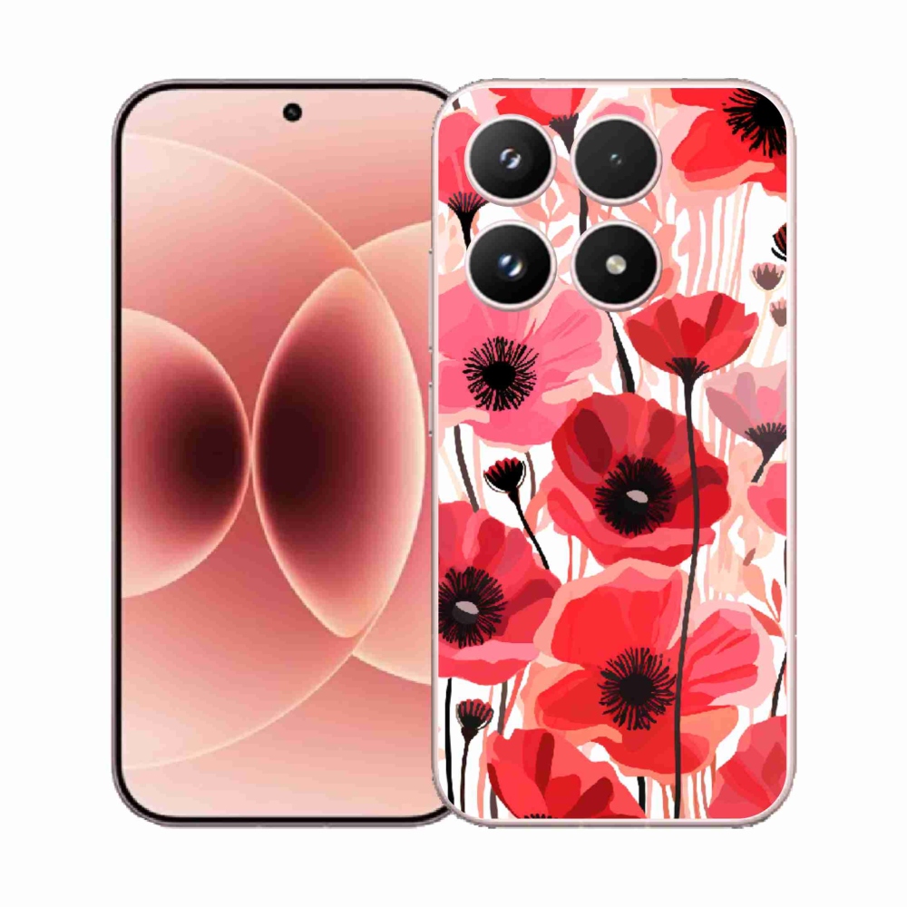 Gélový kryt mmCase na Xiaomi 17 - vlčí mak 1