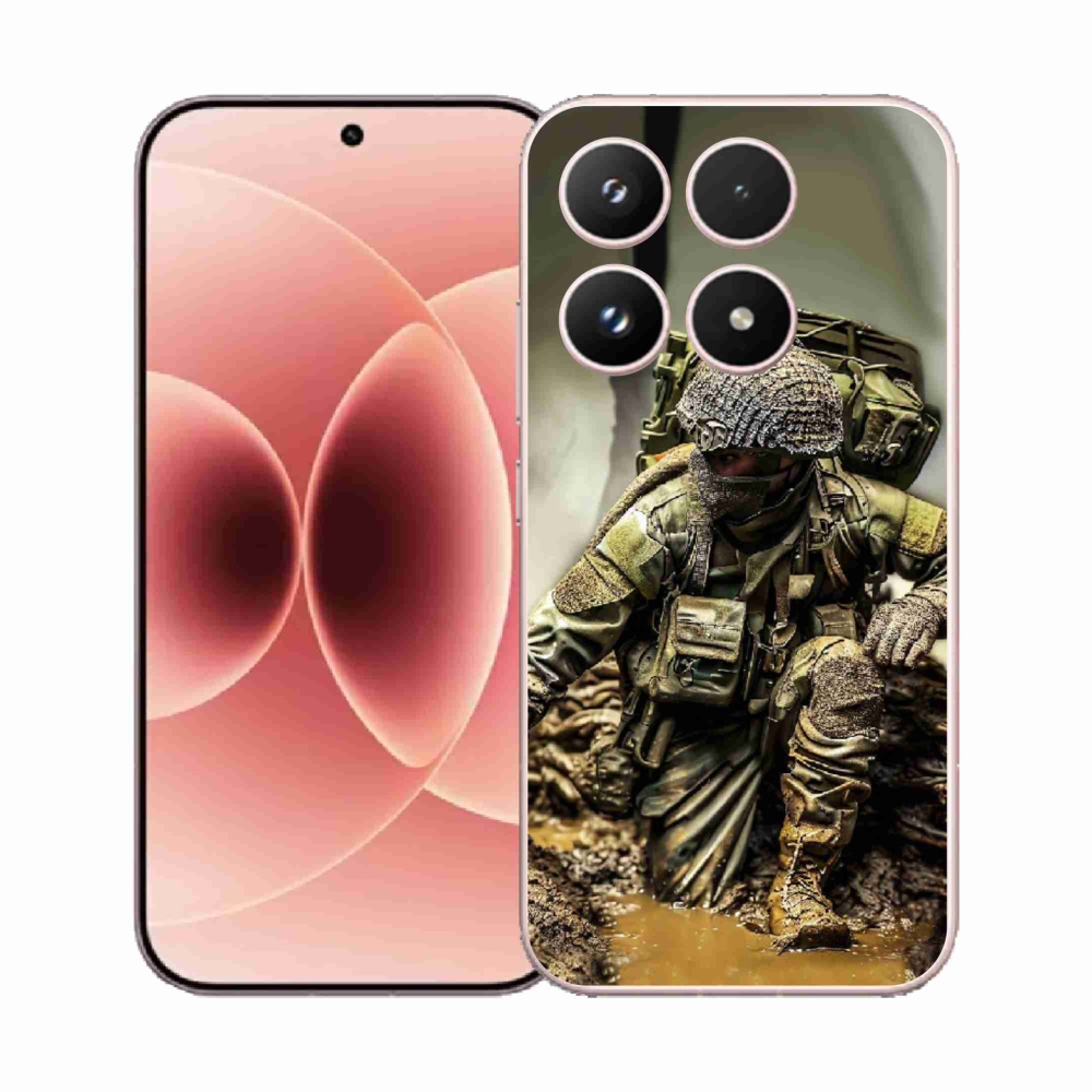 Gélový kryt mmCase na Xiaomi 17 - vojak