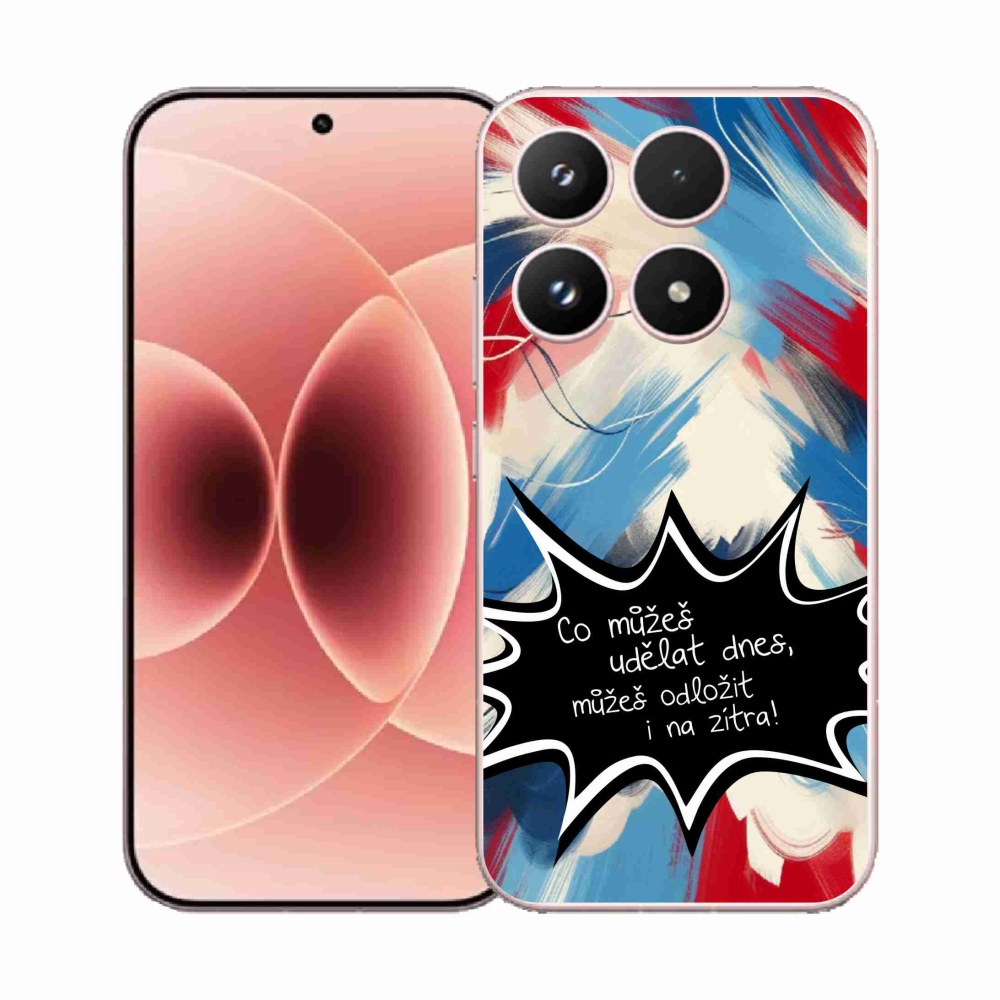 Gélový kryt mmCase na Xiaomi 17 - vtipný text 9 čierne pozadie