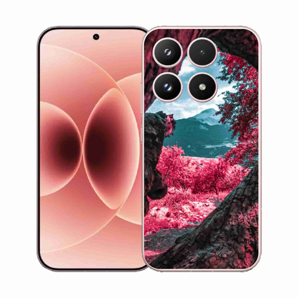 Gélový kryt mmCase na Xiaomi 17 - výhľad na hory