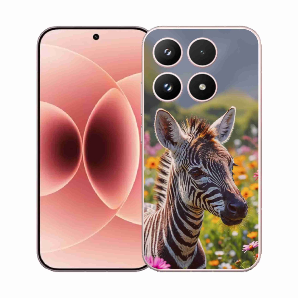 Gélový kryt mmCase na Xiaomi 17 - zebra na lúke