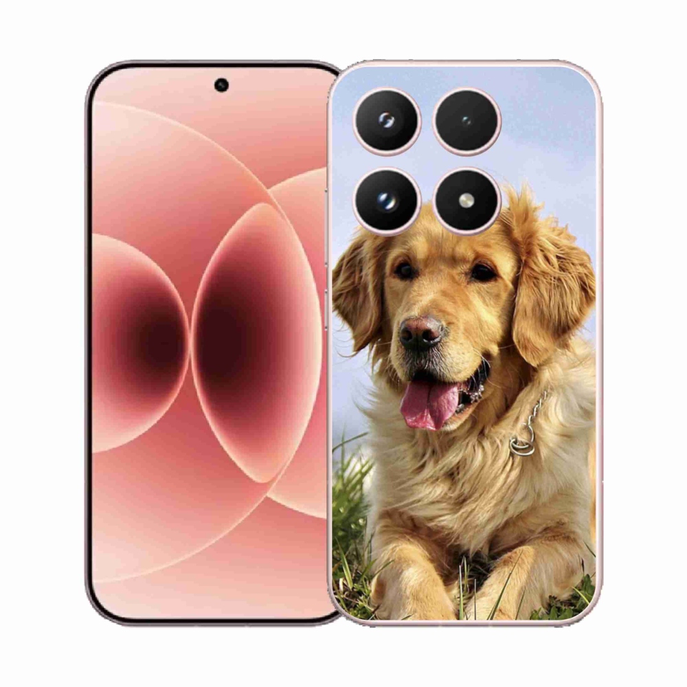 Gélový kryt mmCase na Xiaomi 17 - zlatý retriever