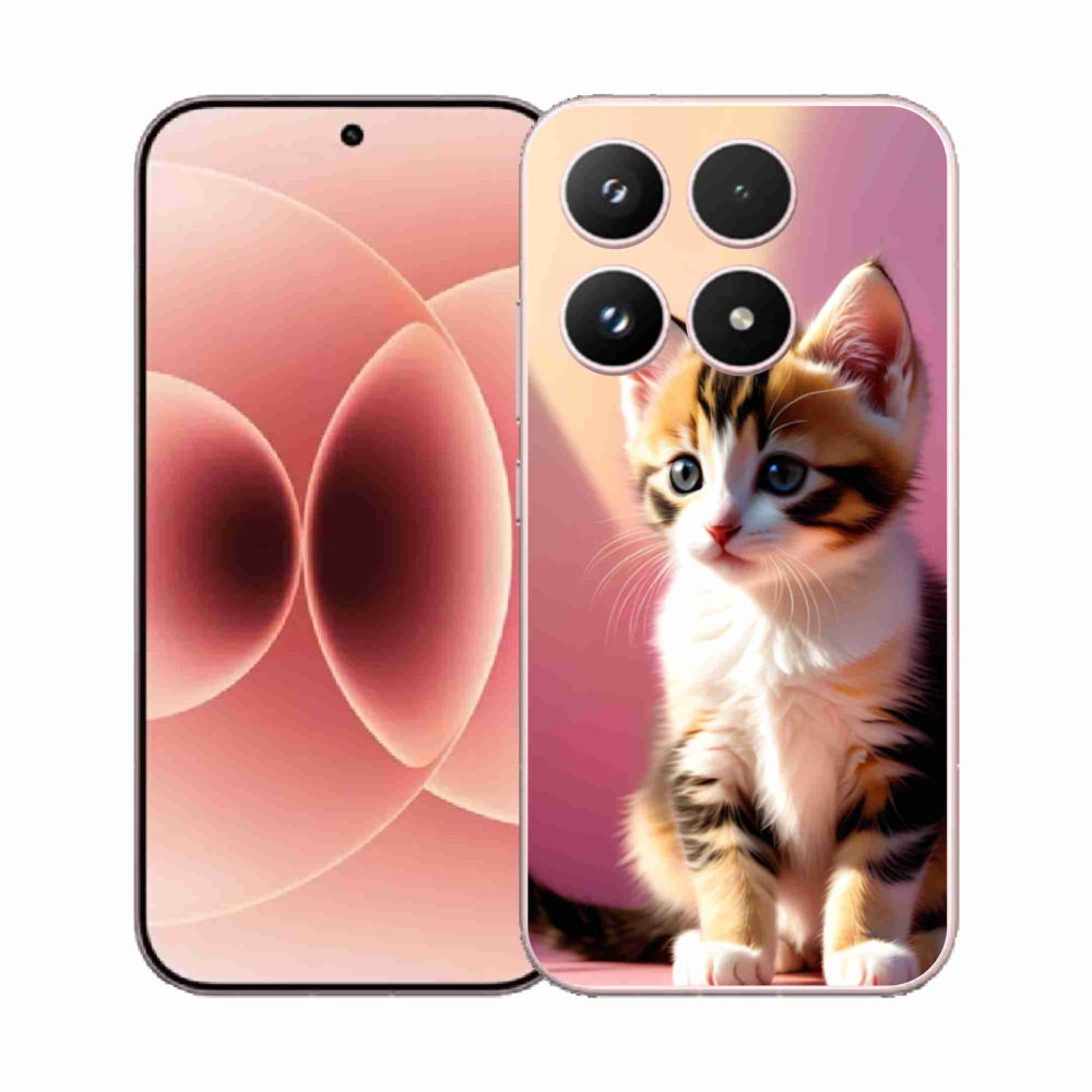 Gélový kryt mmCase na Xiaomi 17 - zvedavé mačiatko 2