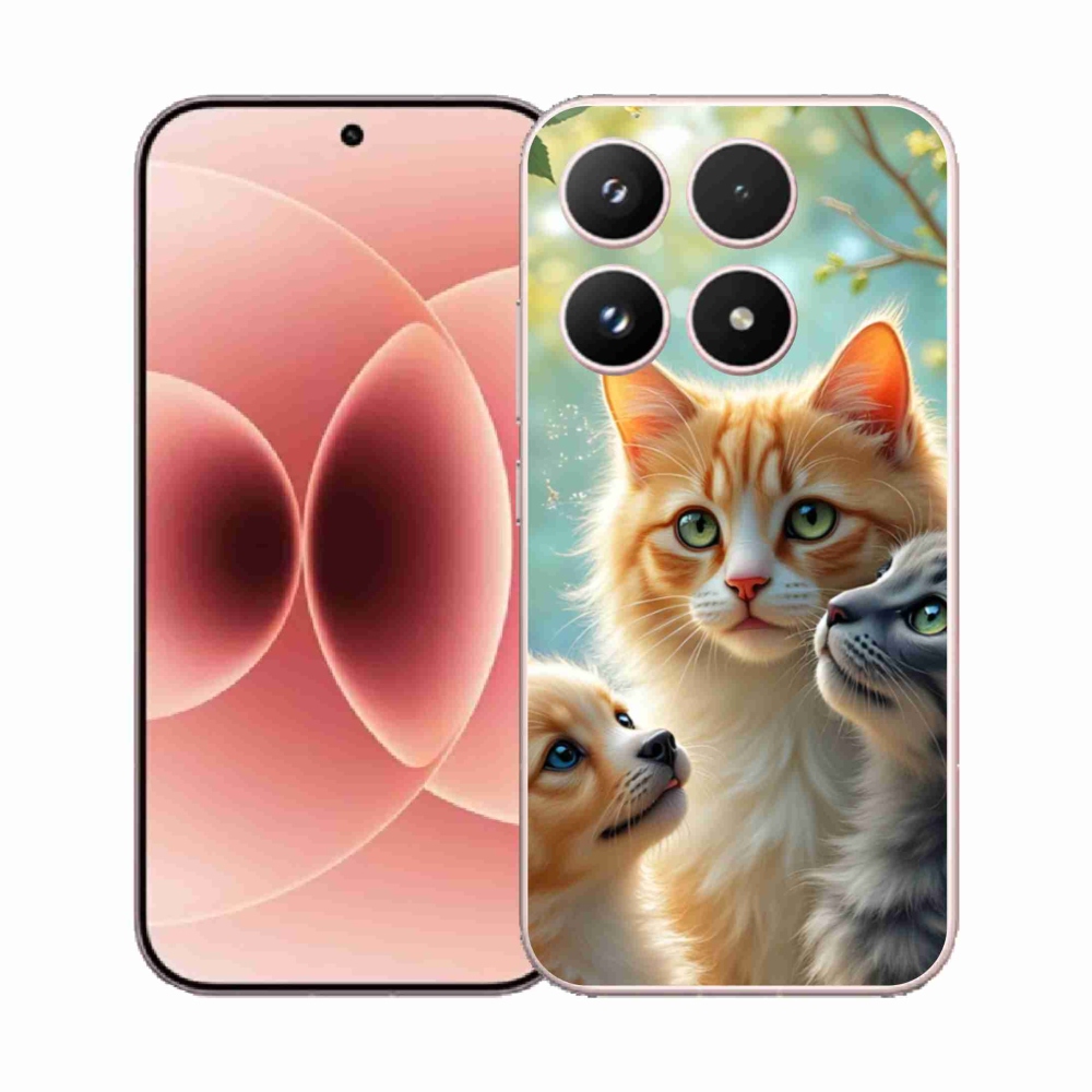 Gélový kryt mmCase na Xiaomi 17 - zvieracie priateľstvo 2