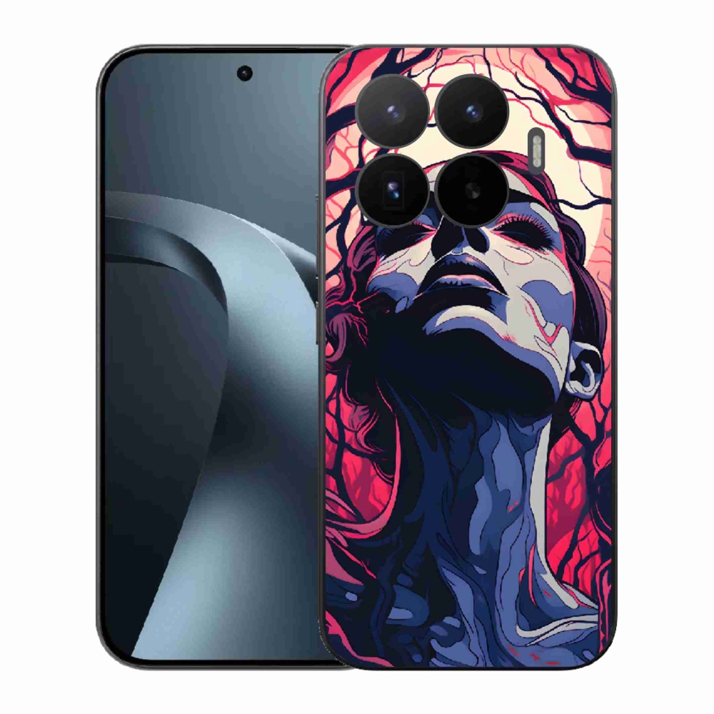 Gélový kryt mmCase na Xiaomi 17T - abstraktná tvár