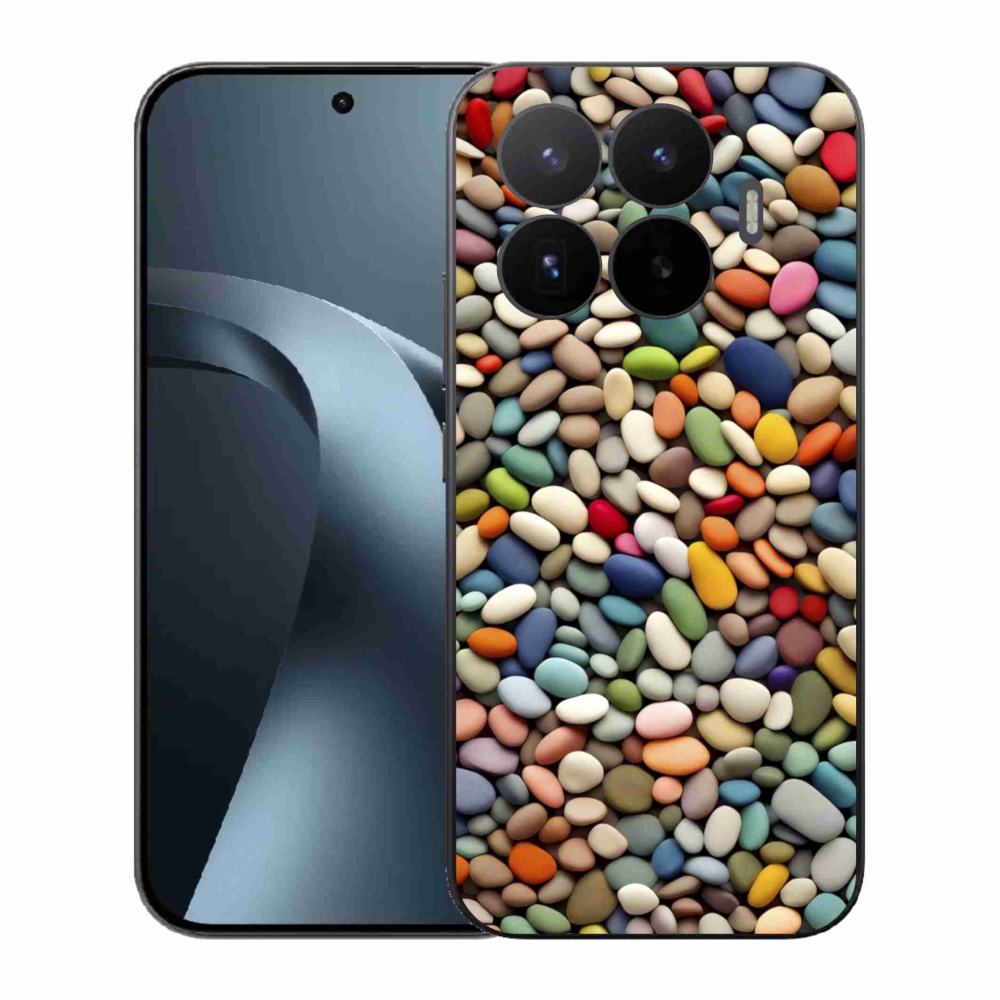 Gélový kryt mmCase na Xiaomi 17T - farebné kamienky 2