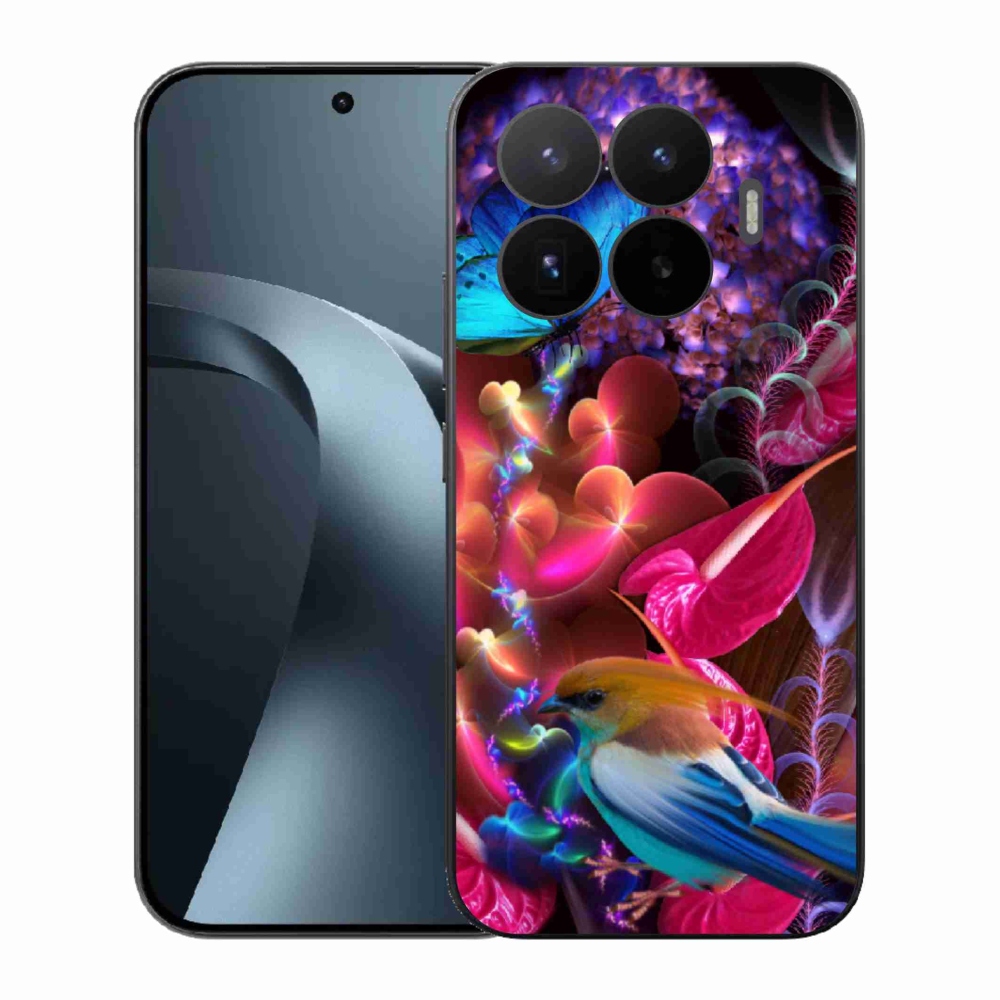 Gélový kryt mmCase na Xiaomi 17T - farebné kvety