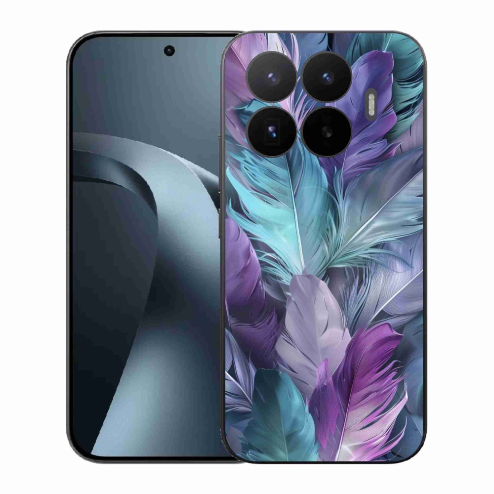 Gélový kryt mmCase na Xiaomi 17T - farebné perie 2