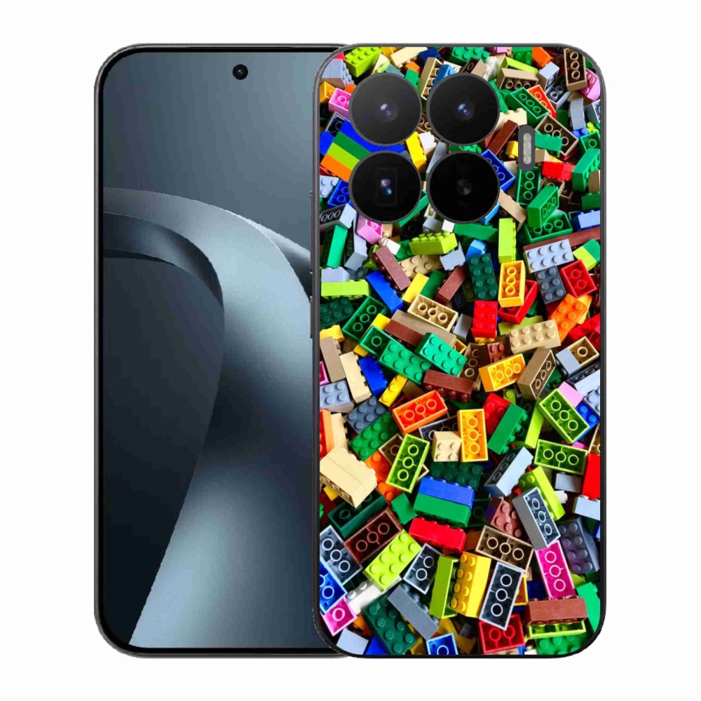 Gélový kryt mmCase na Xiaomi 17T - farebné stavebné kocky