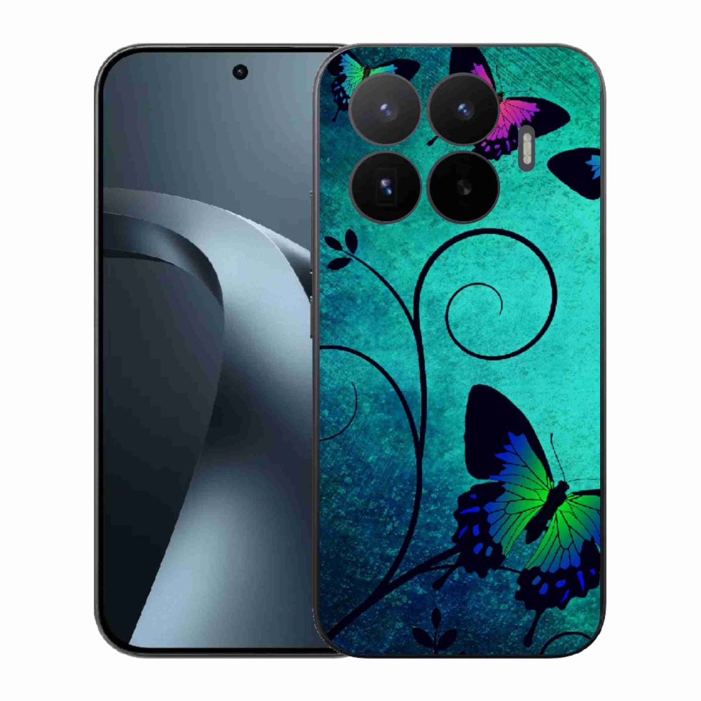 Gélový kryt mmCase na Xiaomi 17T - farební motýle