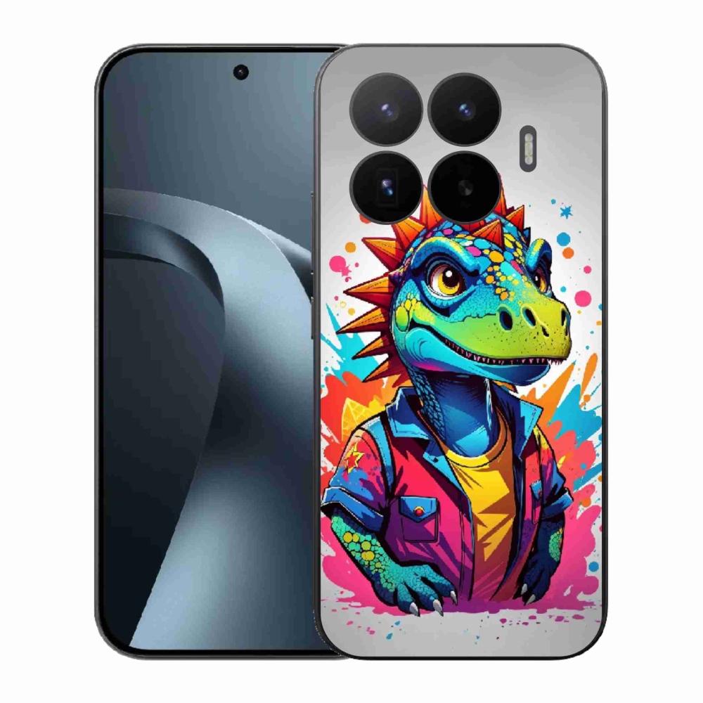 Gélový kryt mmCase na Xiaomi 17T - farebný dinosaurus