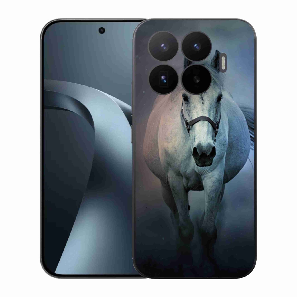 Gélový kryt mmCase na Xiaomi 17T - bežiaci biely kôň