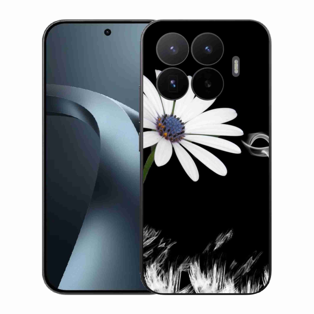 Gélový kryt mmCase na Xiaomi 17T - biela kvetina