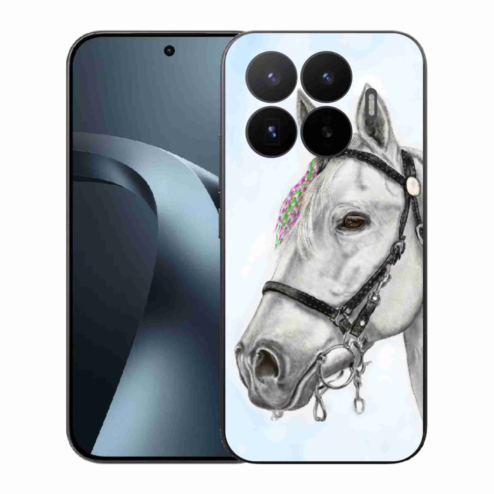 Gélový kryt mmCase na Xiaomi 17T - biely kôň 1