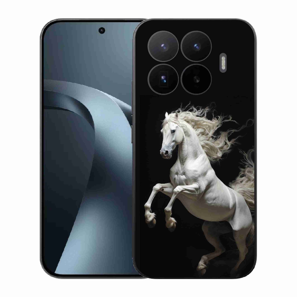 Gélový kryt mmCase na Xiaomi 17T - biely kôň 4