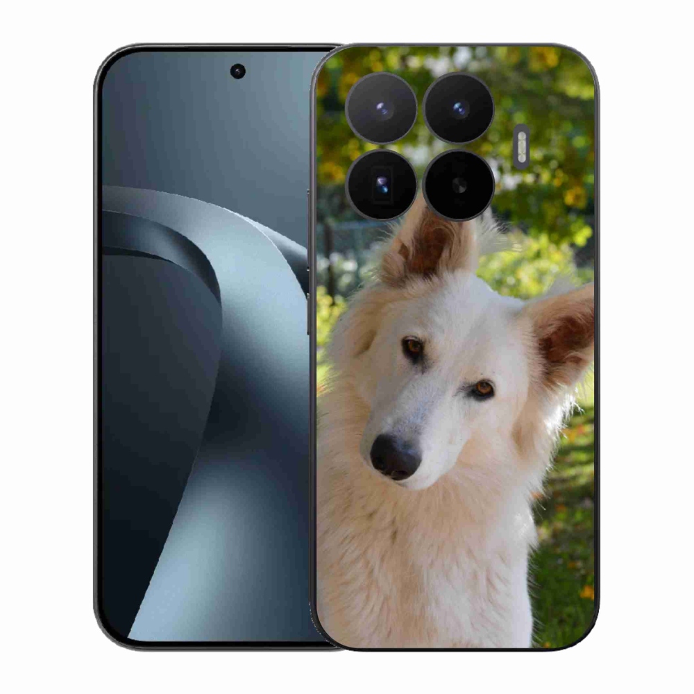 Gélový kryt mmCase na Xiaomi 17T - biely švajčiarsky ovčiak 1