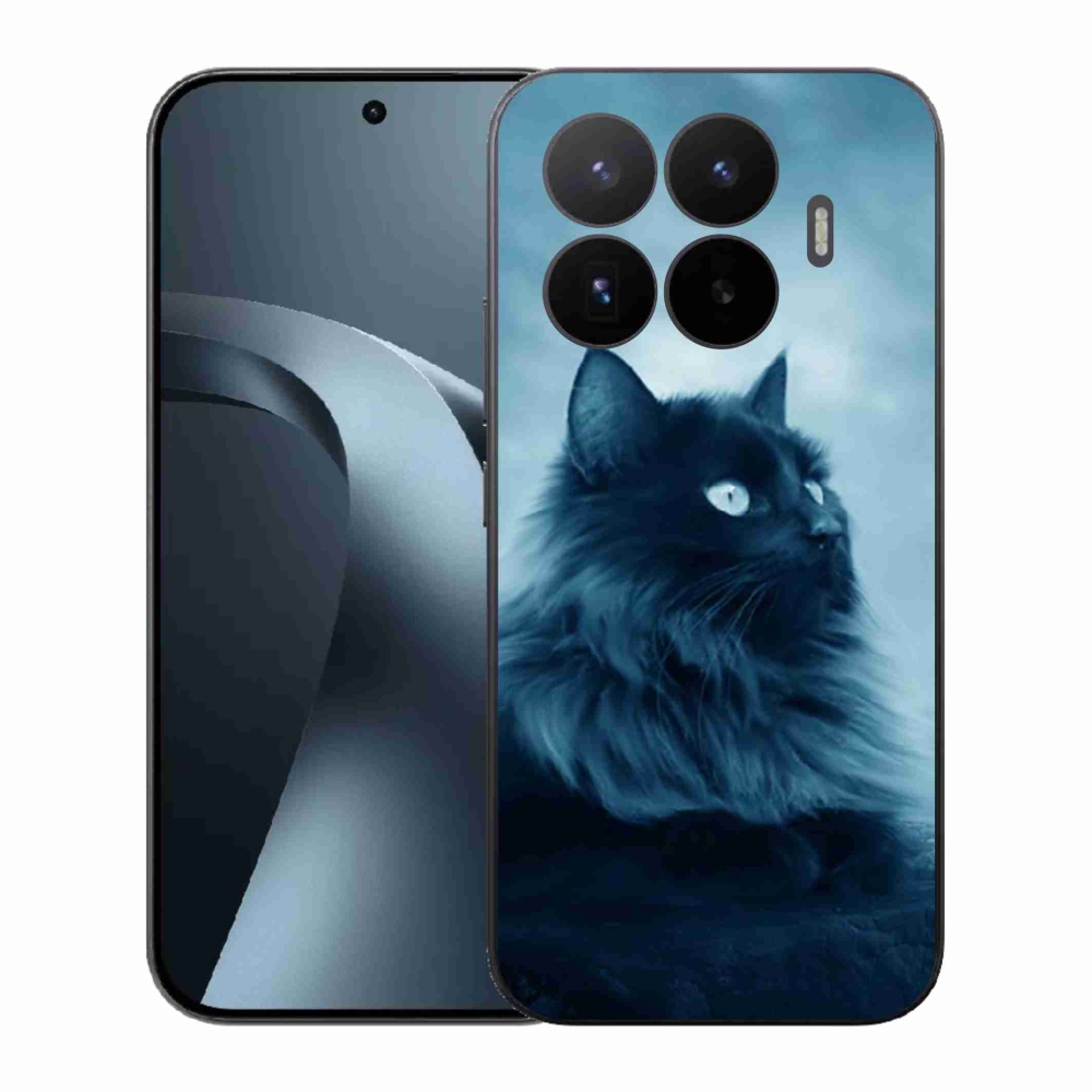 Gélový kryt mmCase na Xiaomi 17T - čierna mačka 1
