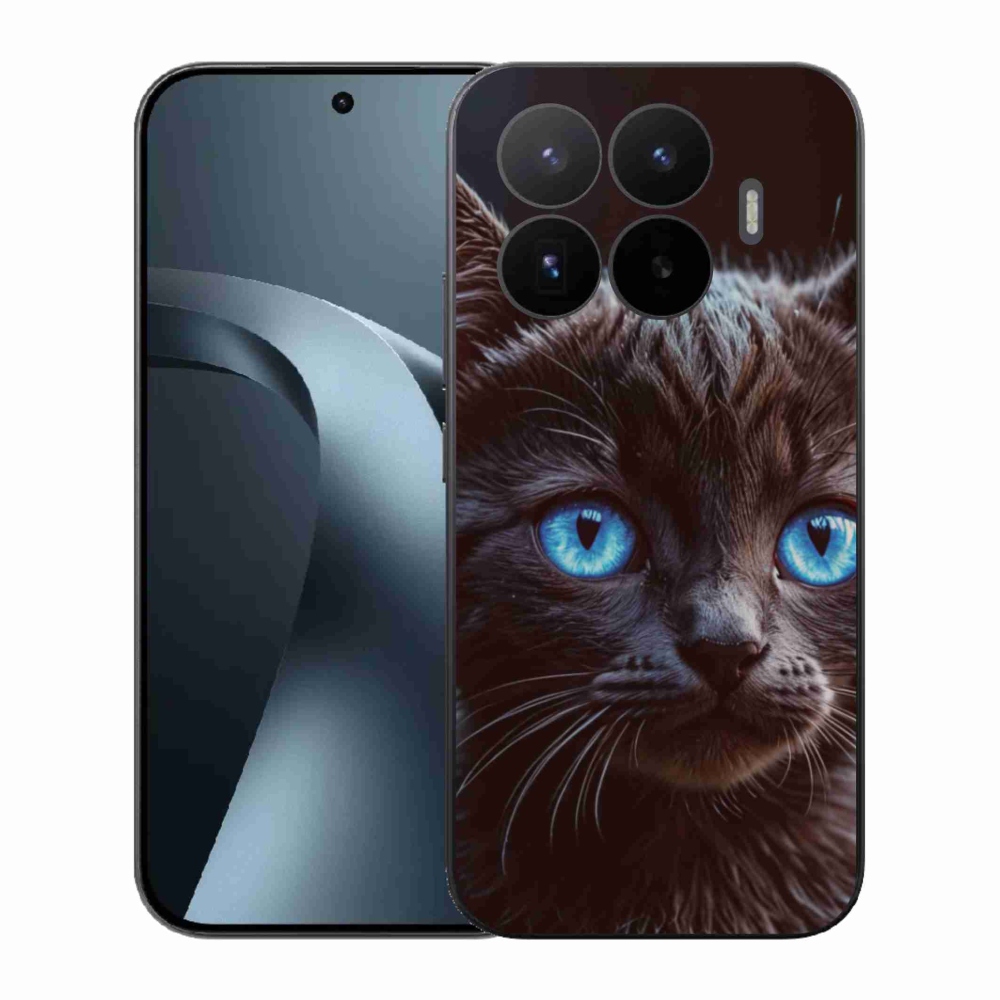 Gélový kryt mmCase na Xiaomi 17T - čierne mačiatko 2