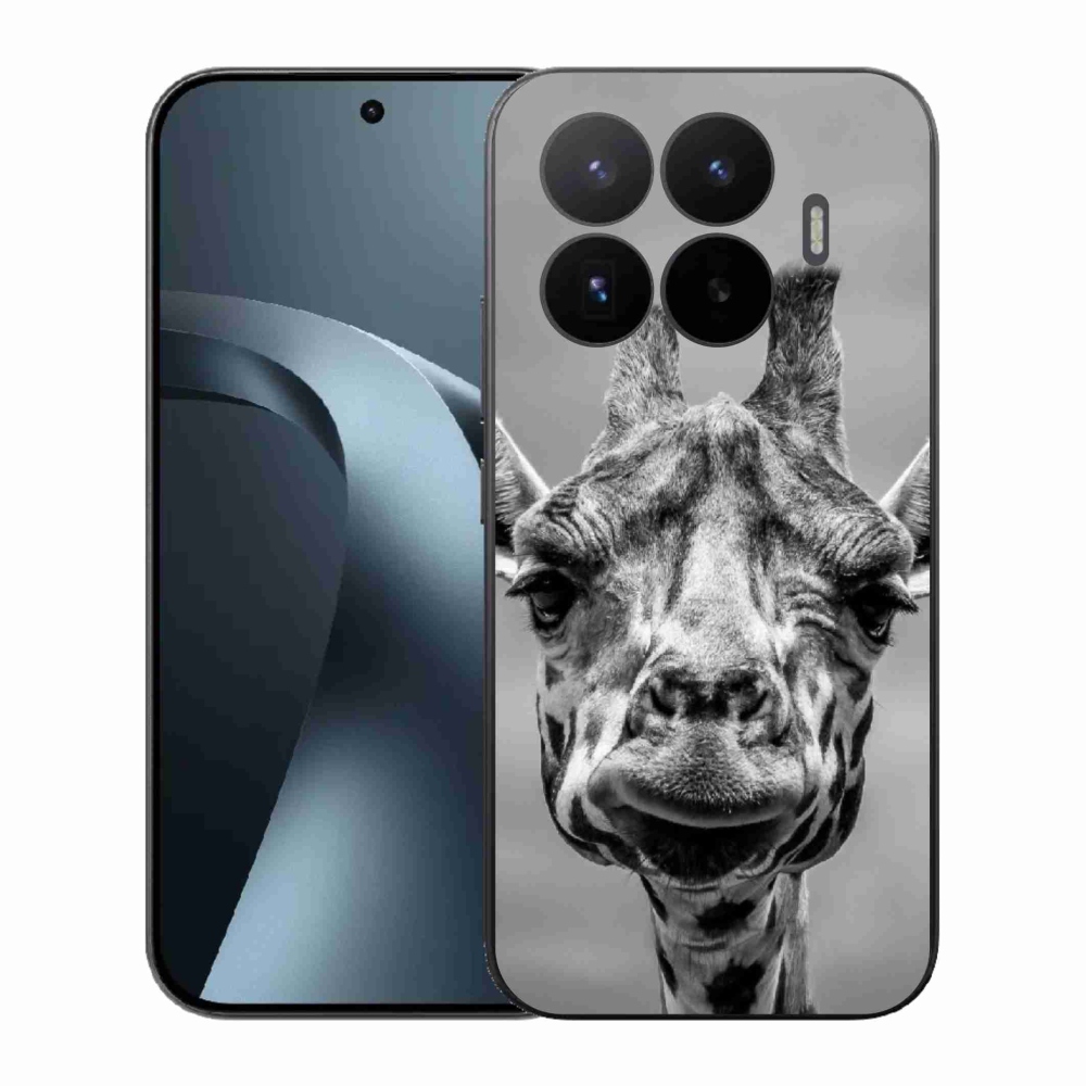 Gélový kryt mmCase na Xiaomi 17T - čiernobiela žirafa