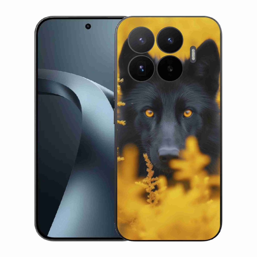 Gélový kryt mmCase na Xiaomi 17T - čierny vlk 2