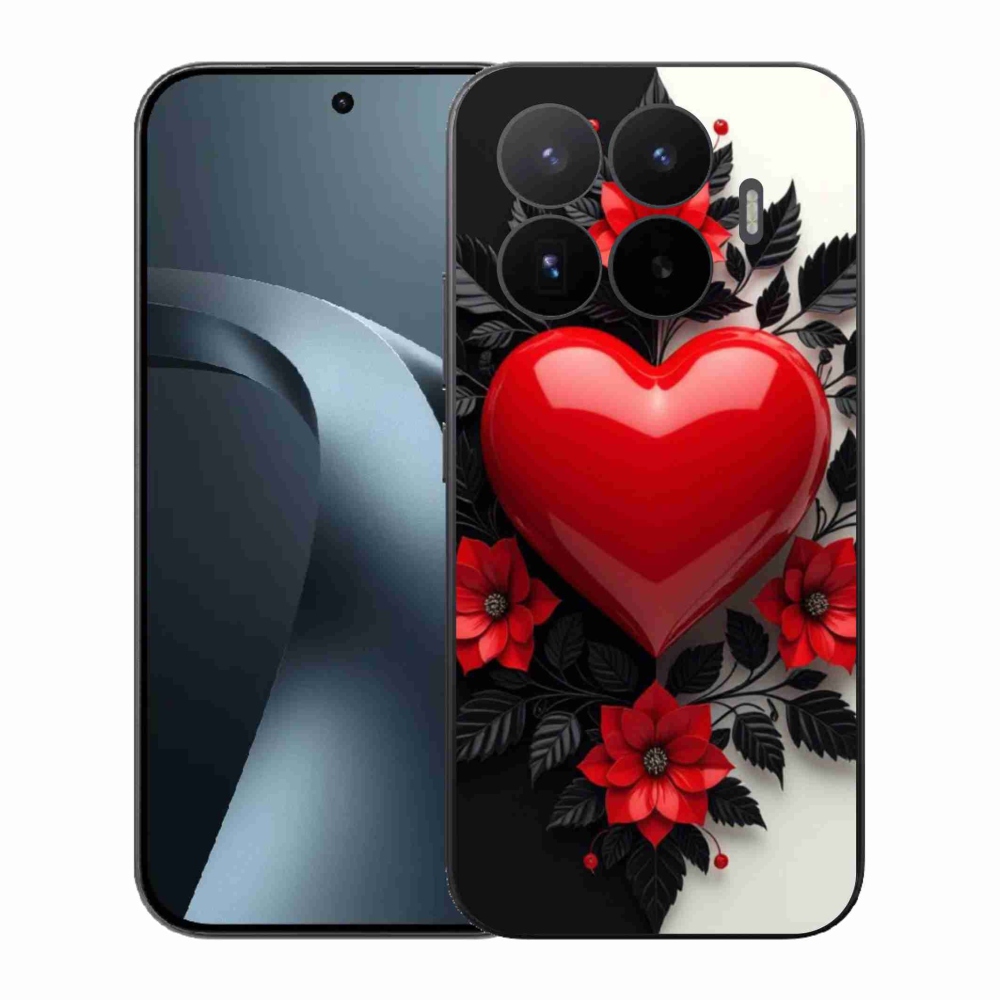 Gélový kryt mmCase na Xiaomi 17T - červené srdce