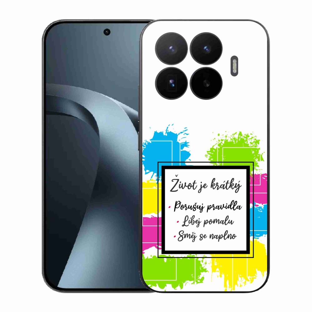 Gélový kryt mmCase na Xiaomi 17T - citát 5 biele pozadie