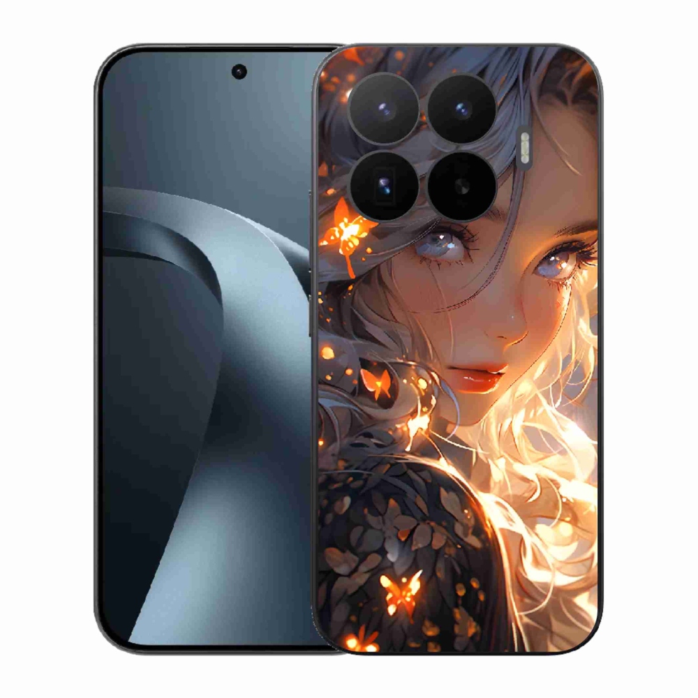 Gélový kryt mmCase na Xiaomi 17T - dievča a motýle