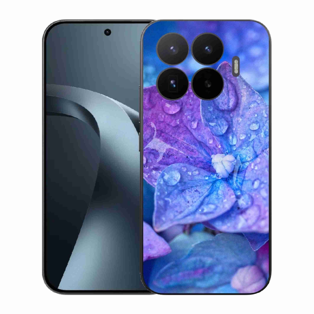 Gélový kryt mmCase na Xiaomi 17T - fialový kvet