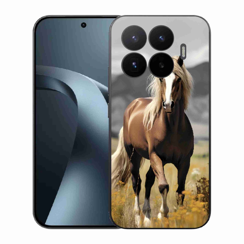 Gélový kryt mmCase na Xiaomi 17T - hnedý kôň 1