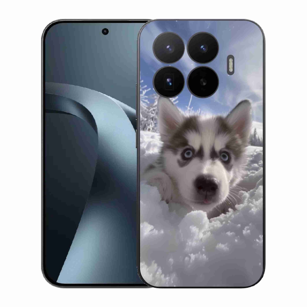Gélový kryt mmCase na Xiaomi 17T - husky v snehu