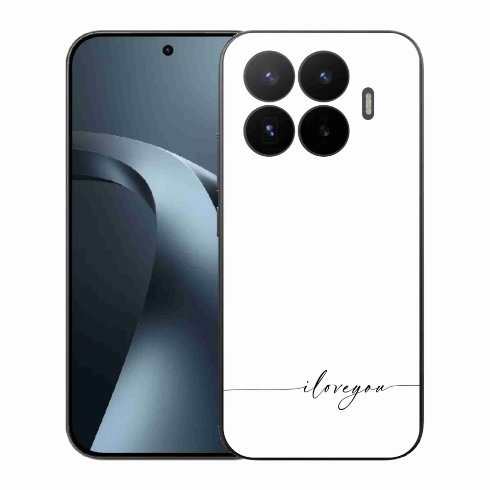 Gélový kryt mmCase na Xiaomi 17T - I love you biele pozadie