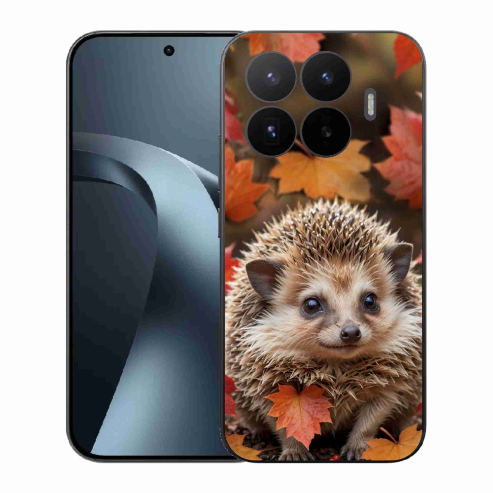 Gélový kryt mmCase na Xiaomi 17T - ježko v lístí